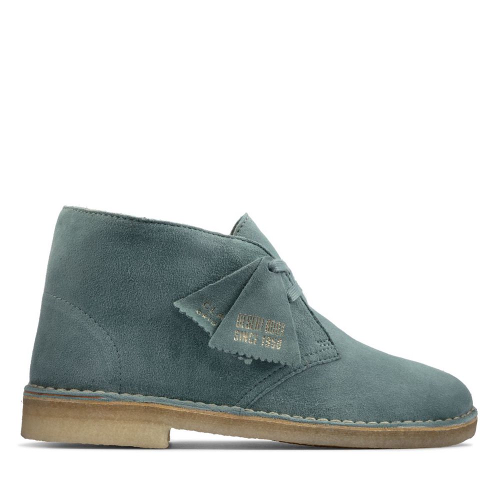 Clarks Desert Mujer Comprar Online Botas Suede Clarks Azules